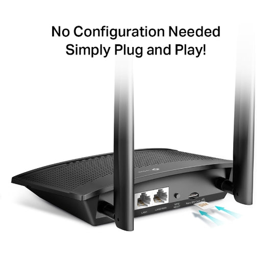 TPLink TL-MR100 300 Mbps Wireless N 4G LTE Router