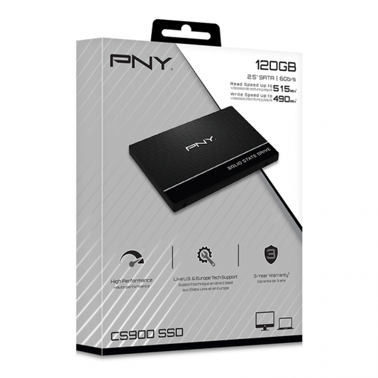 PNY CS900 120GB SATA SSD (SSD7CS900-120-PB)