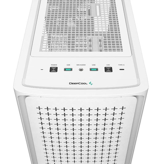 Deepcool CK560 ARGB Mid Tower Cabinet TG (White)