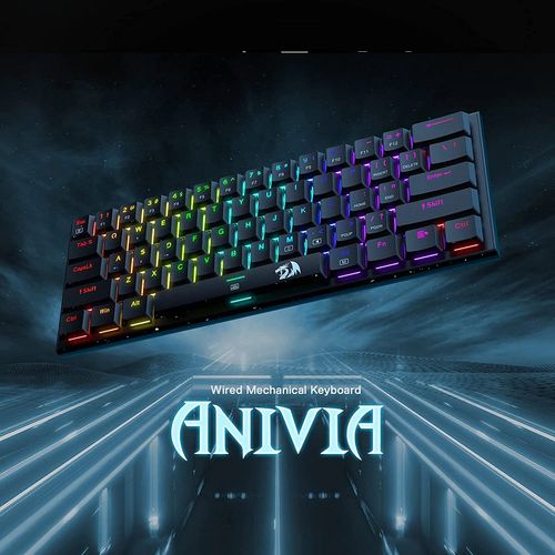 Redragon Anivia K614 60% Wired Mechanical Keyboard (Red Switches)