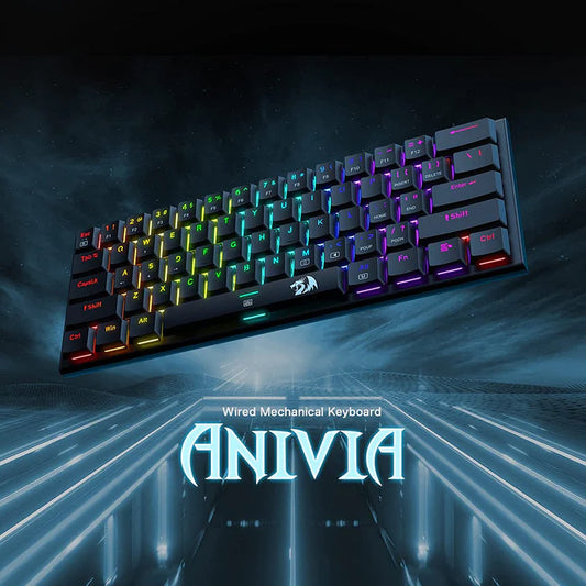 Redragon K614 Anivia 60% Ultra Thin Wired Mechanical Keyboard