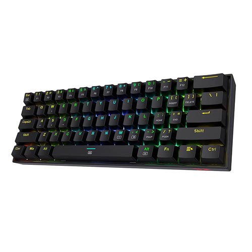 Redragon K630 Dragonborn (Red Switches) 60% Wired RGB Gaming Keyboard