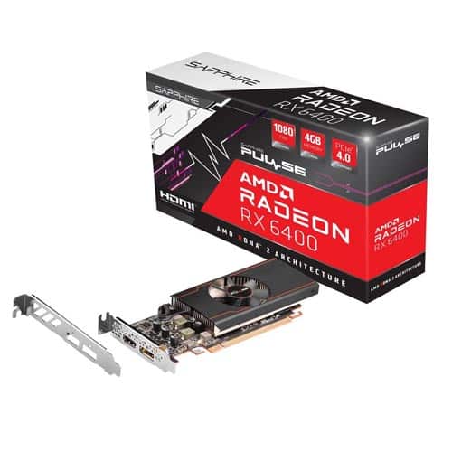 Sapphire Pulse AMD Radeon RX 6400 4GB DDR6 Graphic Card