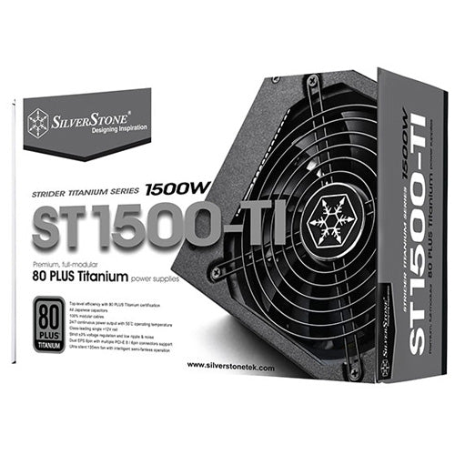 SilverStone Strider Titanium Series SST-ST1500-TI 80+ Titanium Fully Modular PSU (1500 Watt)