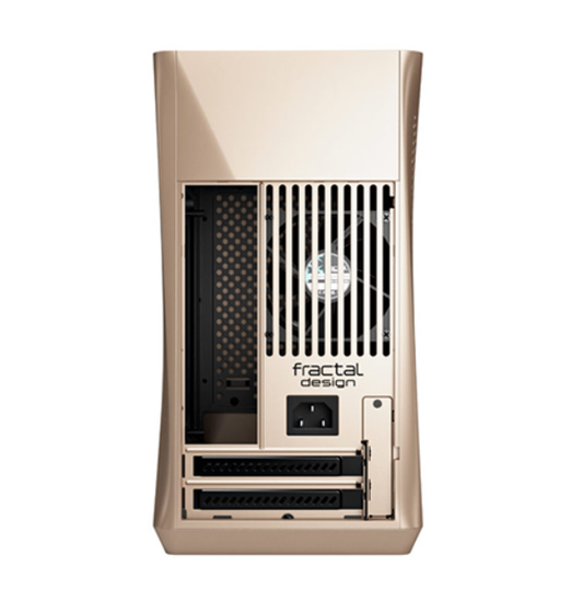 Fractal Design Era ITX TG Mini Tower Cabinet (Gold) (FD-CA-ERA-ITX-CHP)