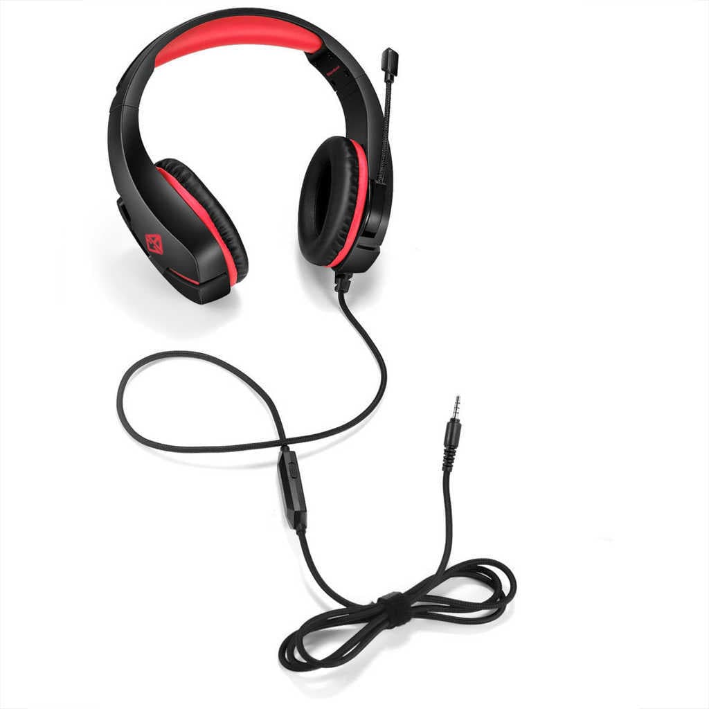 White and best sale red headset