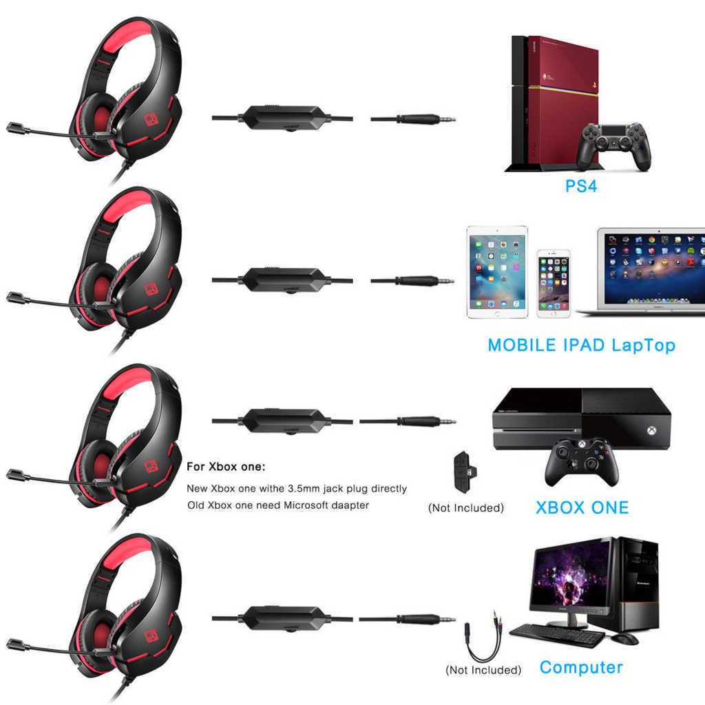 Red headset for xbox one new arrivals