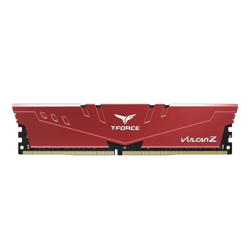 TeamGroup T-Force Vulcan Z 16GB (16GBX1) 3200MHZ DDR4 RAM (Red)