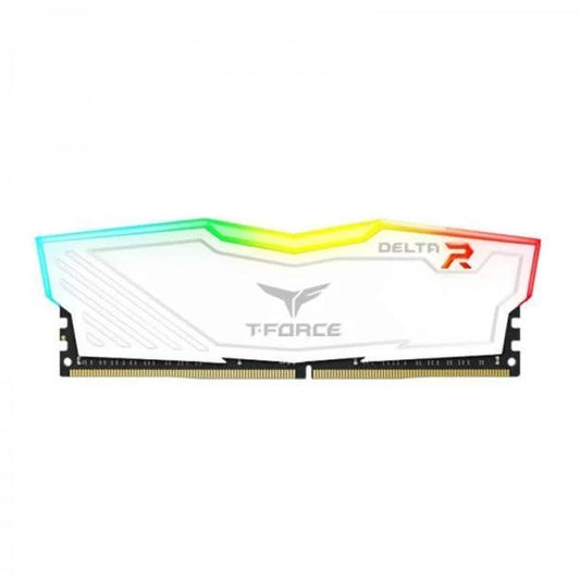 TeamGroup T-Force Delta RGB 16GB (8GBx2) 3200MHz DDR4 RAM (White)