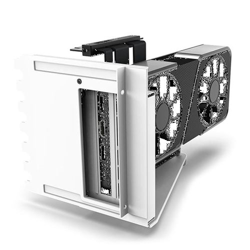 NZXT H7 Series (PCIe 4.0x16) Vertical GPU Bracket Kit With 175mm Riser Cable (White)