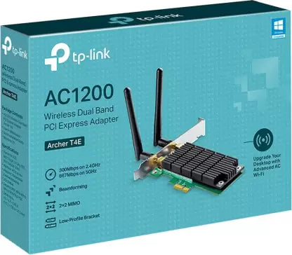 TPLink Archer T4E AC1200 Wireless Dual Band PCI Express Adapter