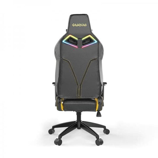 Gamdias Achilles E1 L RGB Gaming Chair (Black-Yellow)