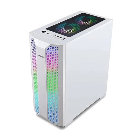 Ant Esports ICE-280TG Mid Tower Cabinet (White)