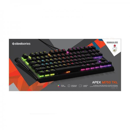 SteelSeries Apex 750 TKL Wired RGB Gaming Keyboard (Black)