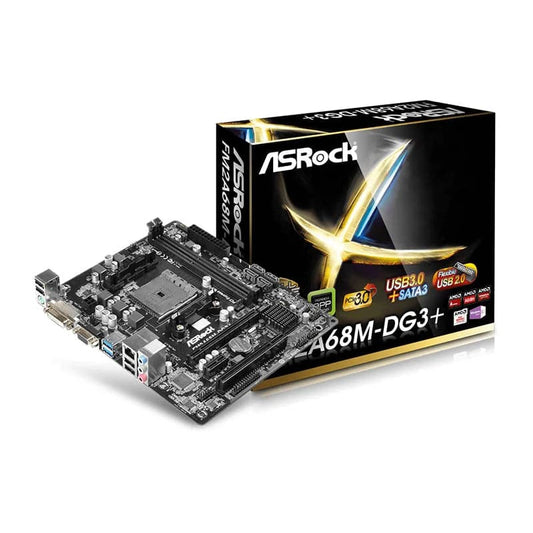 ASRock Micro ATX DDR3 1066 Motherboard FM2A68M-DG3+