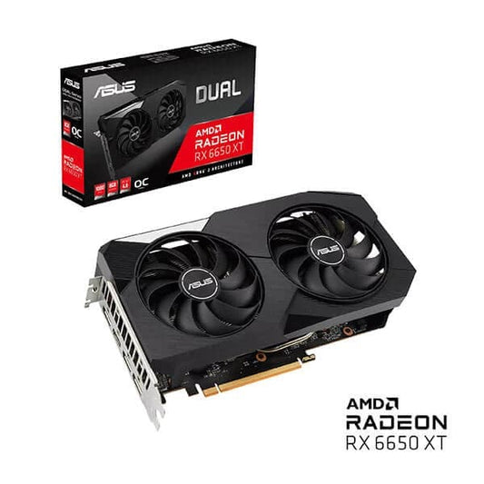 Asus Dual AMD Radeon RX 6650 XT OC 8GB Gaming Graphics Card