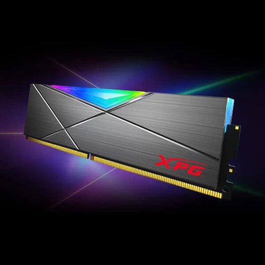 Adata XPG Spectrix D50 RGB 16GB (16GBx1) 3000MHz DDR4 RAM (Tungsten Grey)