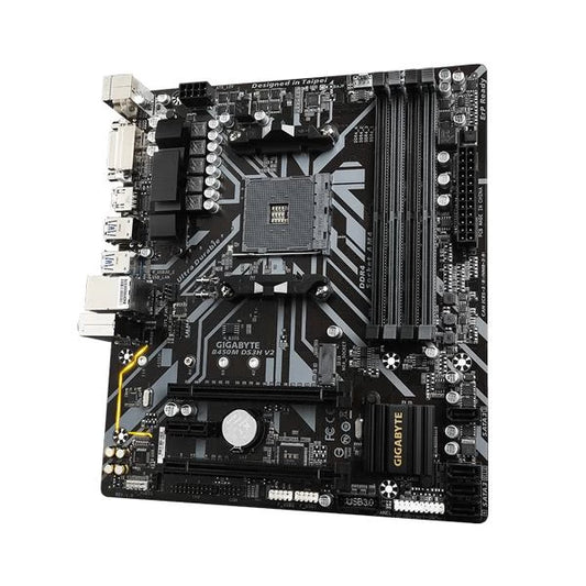 Gigabyte B450M DS3H V2 AMD Socket AM4 Micro-ATX Motherboard