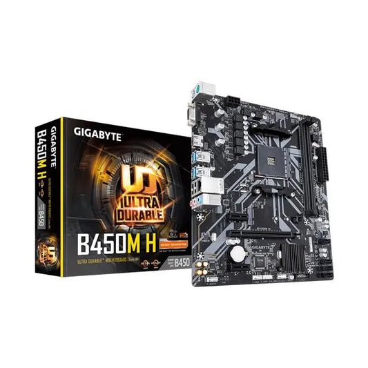 Gigabyte B450M H Ultra Durable Motherboard