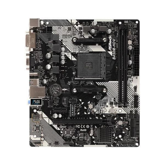 ASRock B450M-HDV R4.0 AMD Motherboard