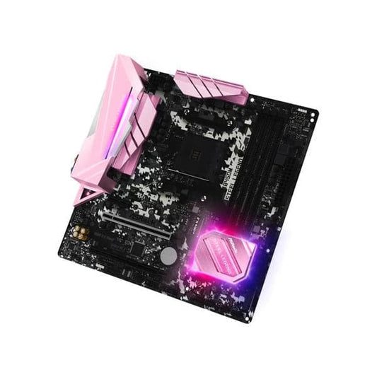 ASRock B450M Steel Legend Pink Edition AMD Motherboard