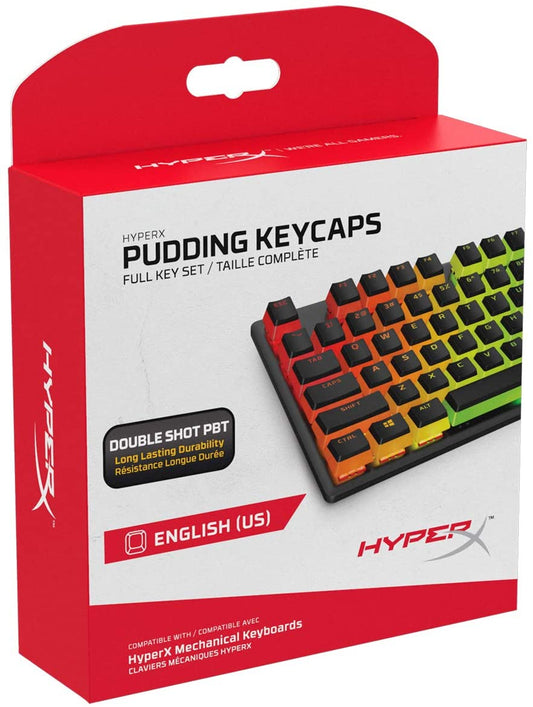HyperX Pudding Keycaps Double Shot PBT Black