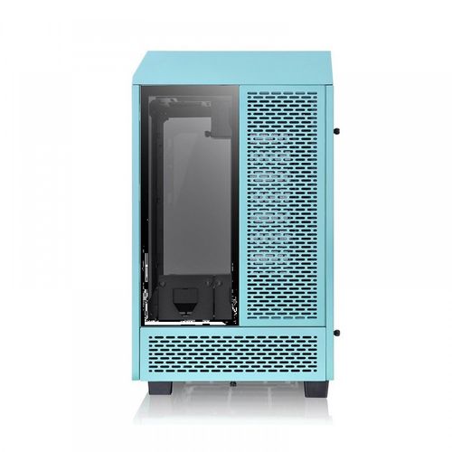 Thermaltake Tower 100 TG Type-C (USB 3.2 Gen 2) Mini Tower Cabinet (Turquoise)