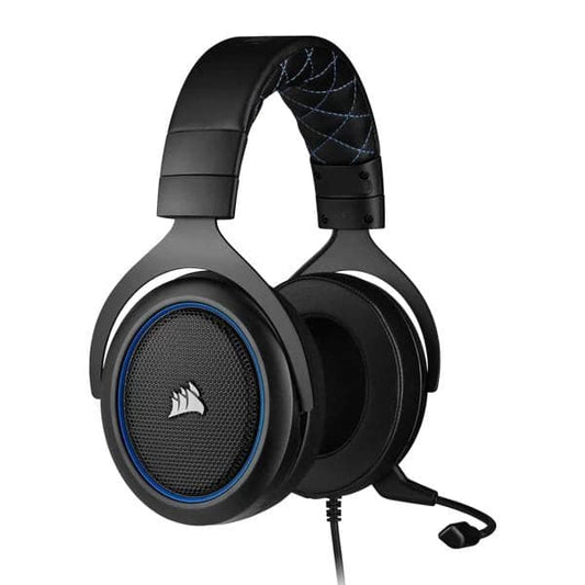 Corsair HS50 Stereo Gaming Headset With Mic (Blue)