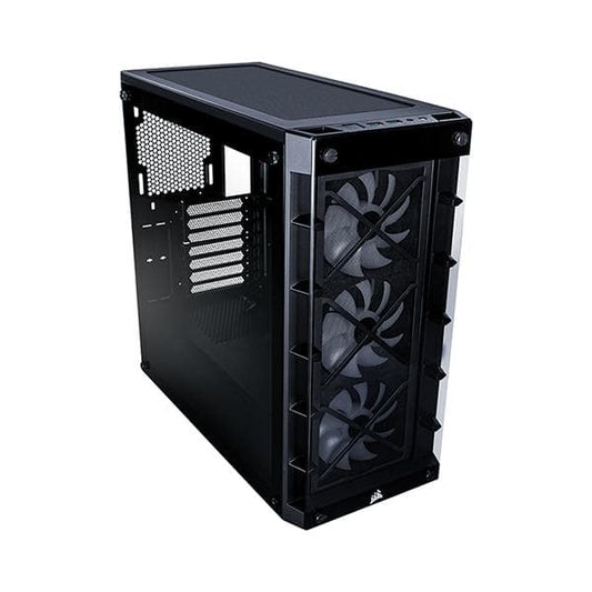 Corsair iCUE 465X RGB Mid Tower Cabinet With SP120 RGB Fans (Black)