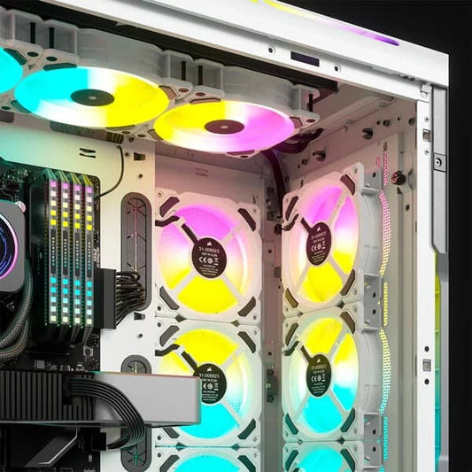 Corsair iCUE 5000T RGB Mid Tower Cabinet (White)