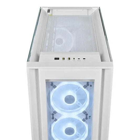 Corsair iCUE 5000X RGB QL Edition Mid Tower Case (White)