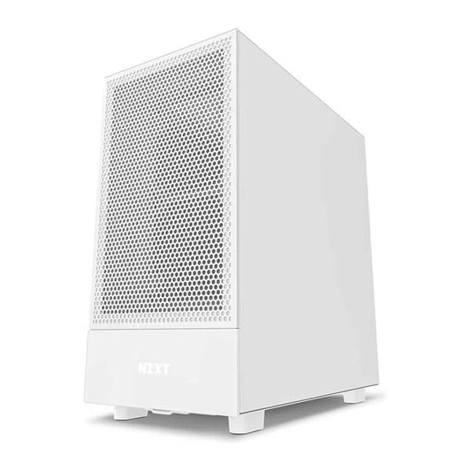 NZXT H5 Flow Mid Tower Cabinet (E-ATX) (White)