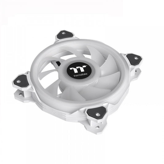 Thermaltake Riing Quad 12 RGB TT Premium Edition Radiator Cabinet Fan (Triple Pack) (White)