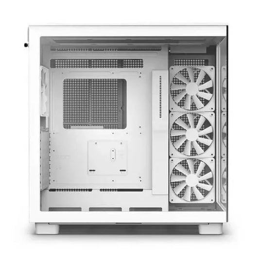 NZXT H9 Flow (ATX) Mid Tower Cabinet TG Side Panel (White)