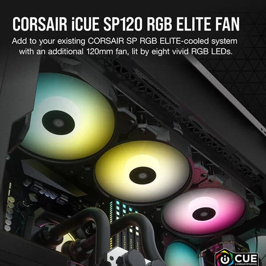 Corsair ICUE SP120 RGB Elite Cabinet Fan (Single Pack)