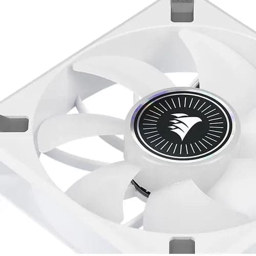 Corsair ICUE ML120 RGB Elite Premium 120mm PWM Magnetic Levitation Triple Fan Kit (White)