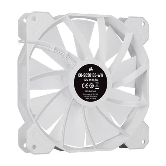 Corsair ICUE SP140 RGB Elite White Cabinet Fan (Single Pack)