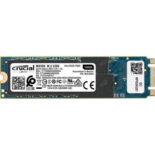 Crucial MX500 1TB 3D NAND SATA M.2 SSD