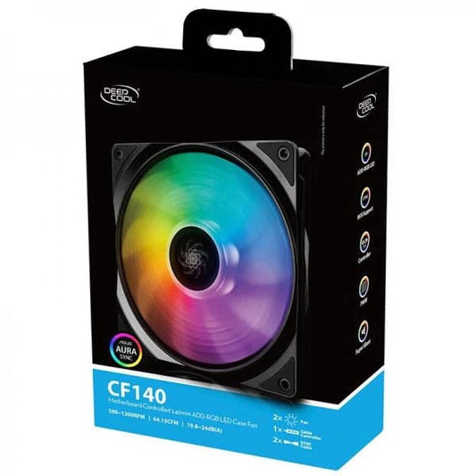 Deepcool CF140 2 In 1 ARGB (Dual Pack) PC Fan