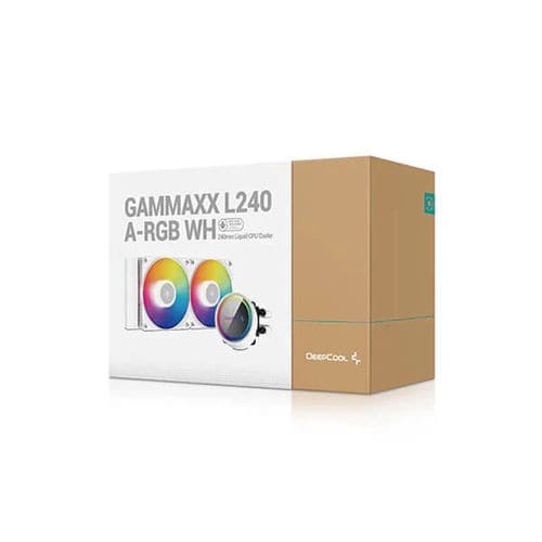 Deepcool Gammaxx L240 ARGB CPU Liquid Cooler (White)
