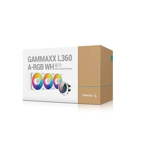 Deepcool Gammaxx L360 ARGB CPU Liquid Cooler (White)