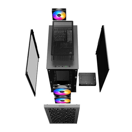 Deepcool Matrexx 40 3FS LED Mini Tower Cabinet (Black)