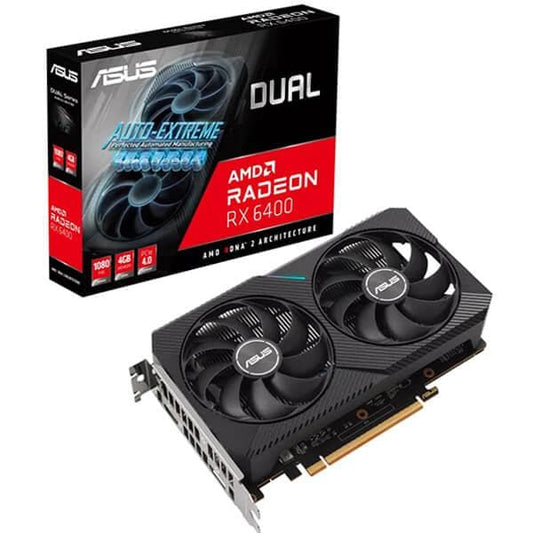Asus Dual AMD Radeon RX 6400 4GB Gaming Graphics Card