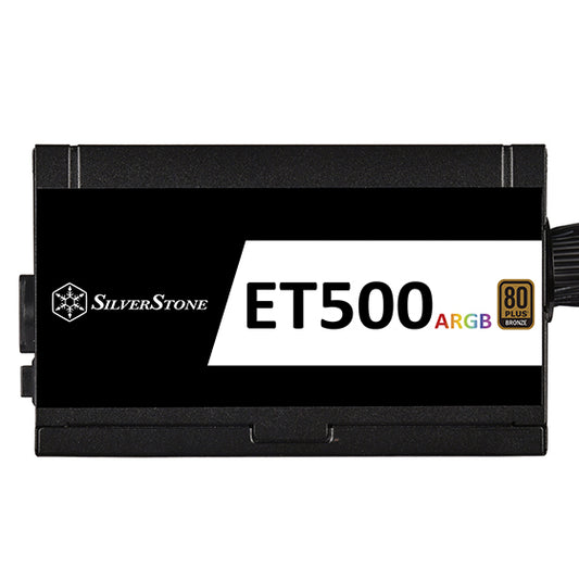 SilverStone ET500-ARGB 500 Bronze Fully Modular PSU (500 Watt)