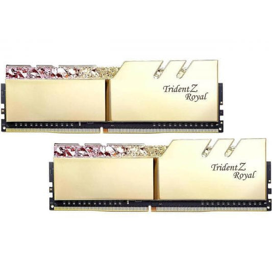 G.Skill Trident Z Royal 16GB (8GBx2) 3600MHz DDR4 RAM (Gold)
