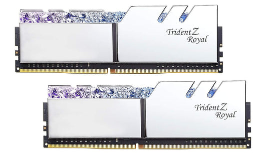 G.Skill Trident Z Royal 16GB (8GBx2) 3600MHz DDR4 RAM (Silver)