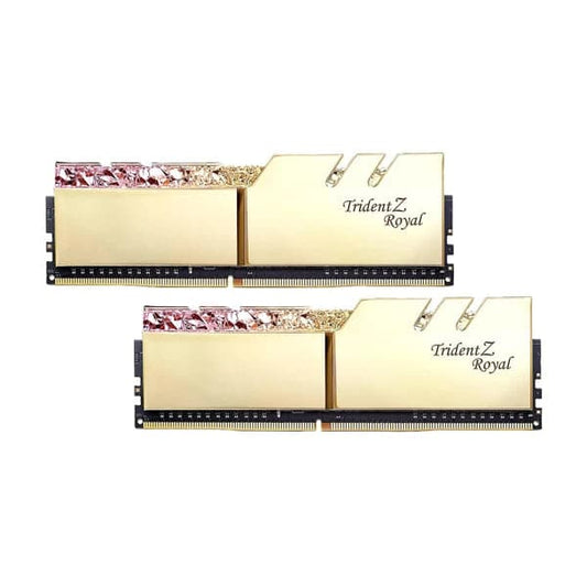 G.Skill Trident Z Royal 32GB (16GBx2) 3200MHz DDR4 Ram (Gold)
