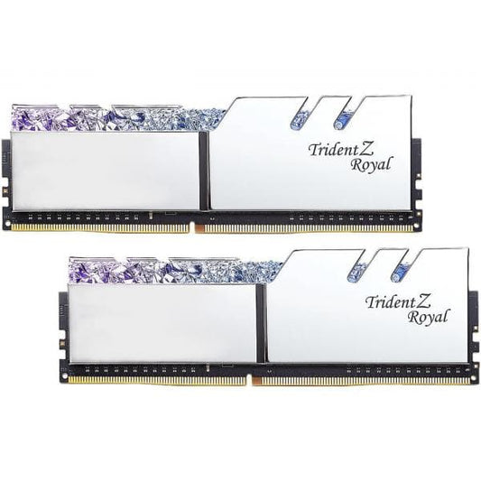 G.Skill Trident Z Royal 16GB (8GBx2) 3200MHz DDR4 RAM (Silver)