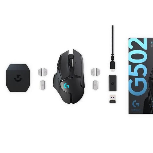 Logitech G502 Lightspeed Wireless Gaming Mouse (Black)