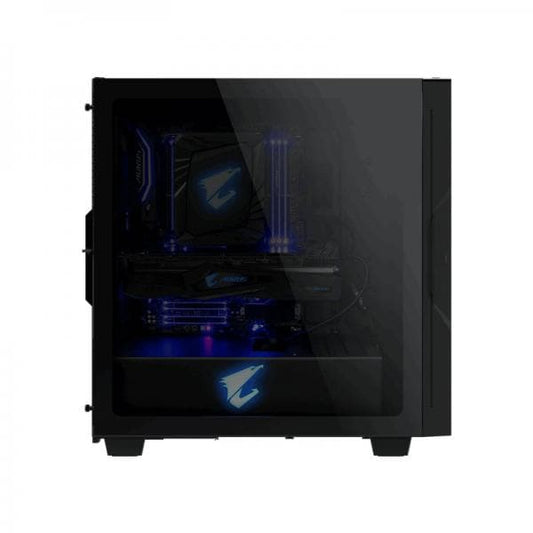 Gigabyte Aorus C300 (ATX) TG Mid Tower Cabinet (Black)